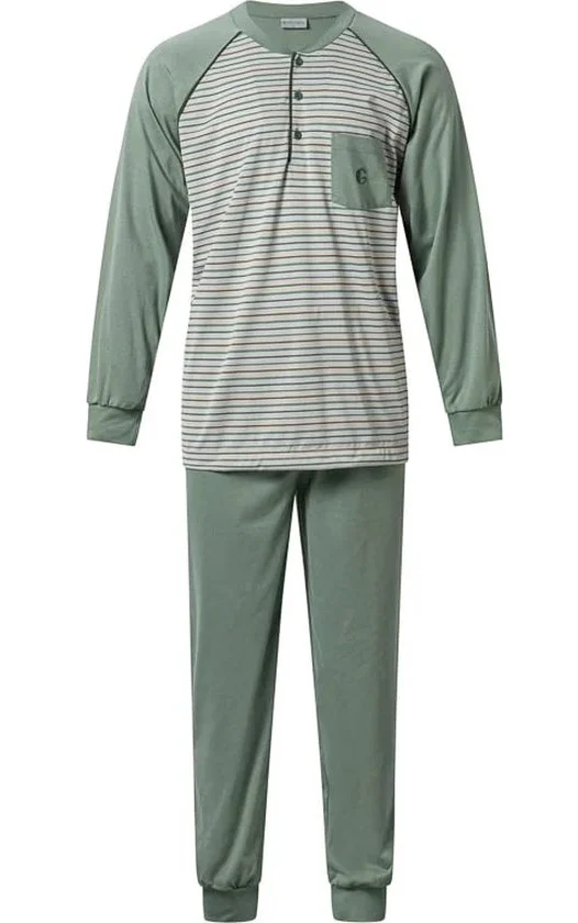 Gentlemen Heren Pyjama - 944229 - Groen