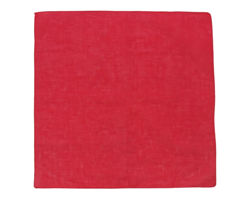 Boerenzakdoek Uni Rood 54x54 cm