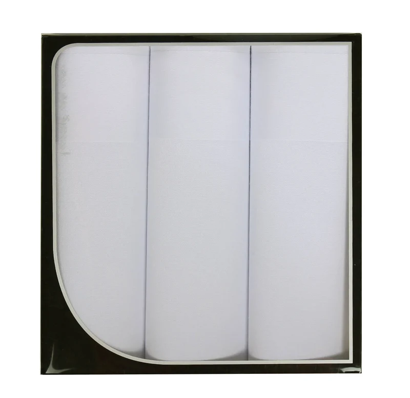 Swan 3 stuks - Heren zakdoeken White