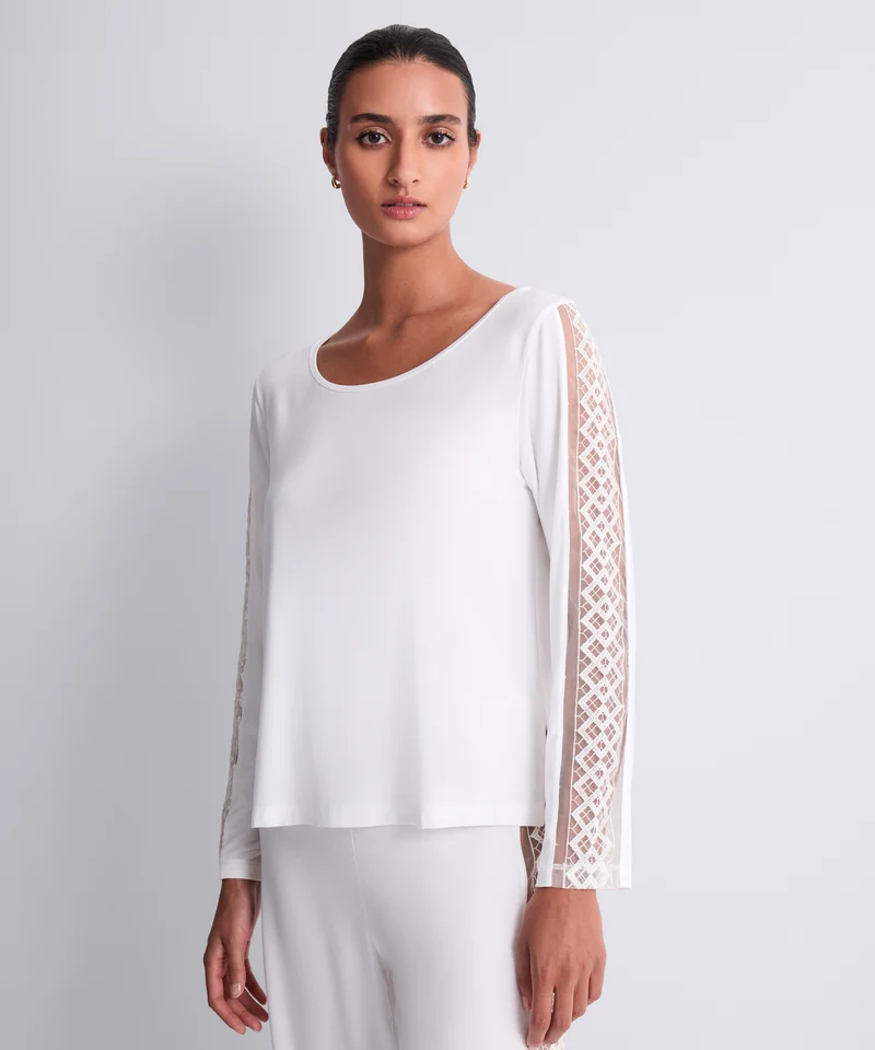 Sweet Obsession Top manches longues Opale