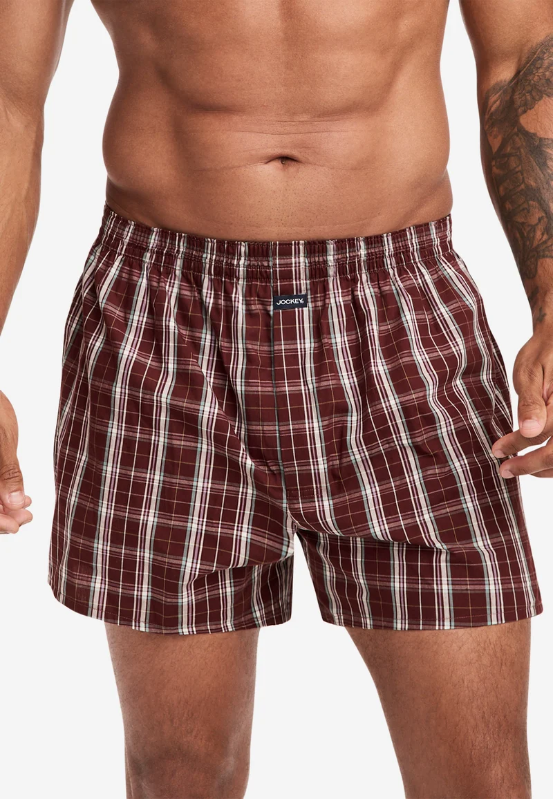 Jockey® Everyday Check Woven Boxer