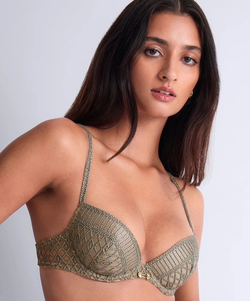 Stardust Dream Soutien-gorge Push-up coques Nile Green