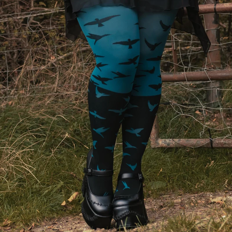 The Birds 80 Denier Tights - Aurora