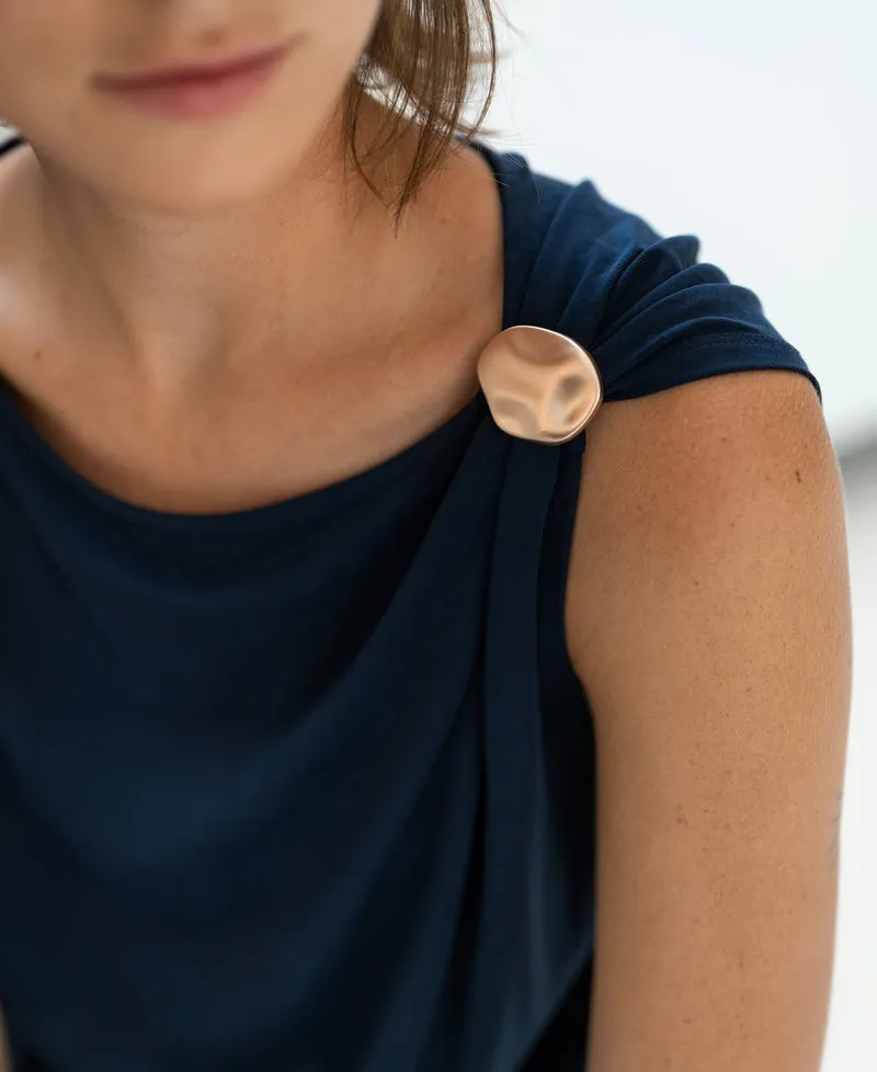 Top met gesp LA MAYA Donkerblauw