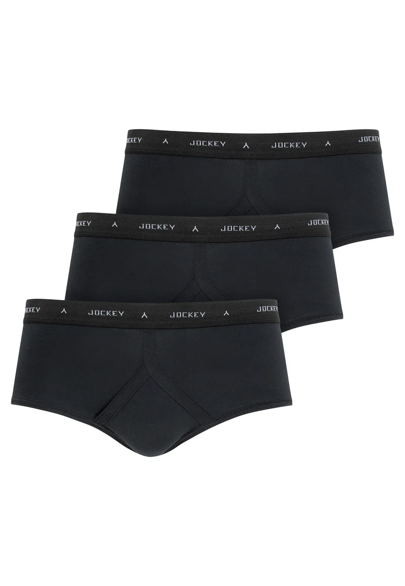 Jockey® UK Classic Cotton Rib Y-Front® Brief - 3 Pack