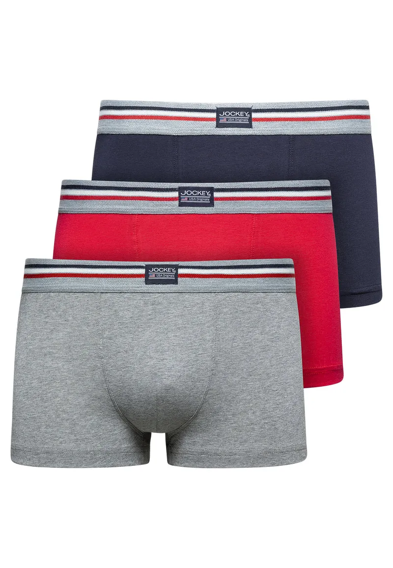 Jockey® Cotton Stretch Short Trunk - 3 Pack