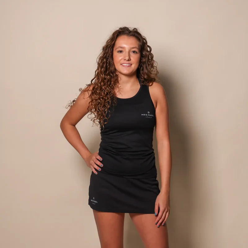 Padel Singlet Zwart