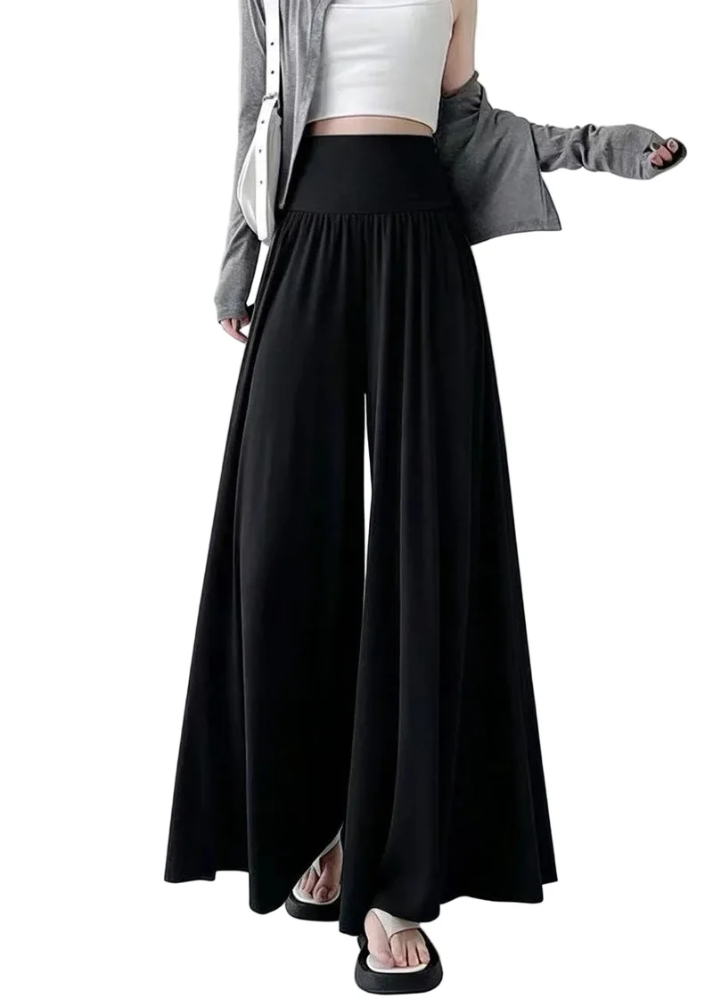 Dames Broek Flared Hoge Taille Patchwork Stijl