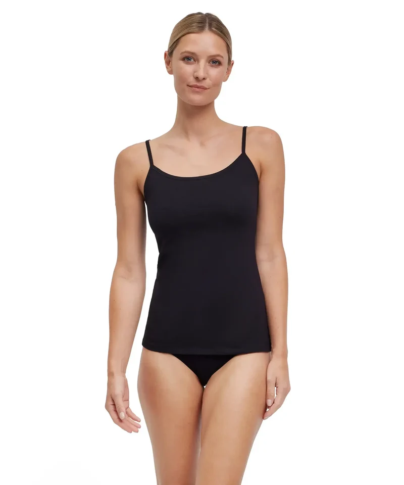 FALKE 2-Pack Dames spaghetti hemd Daily Comfort