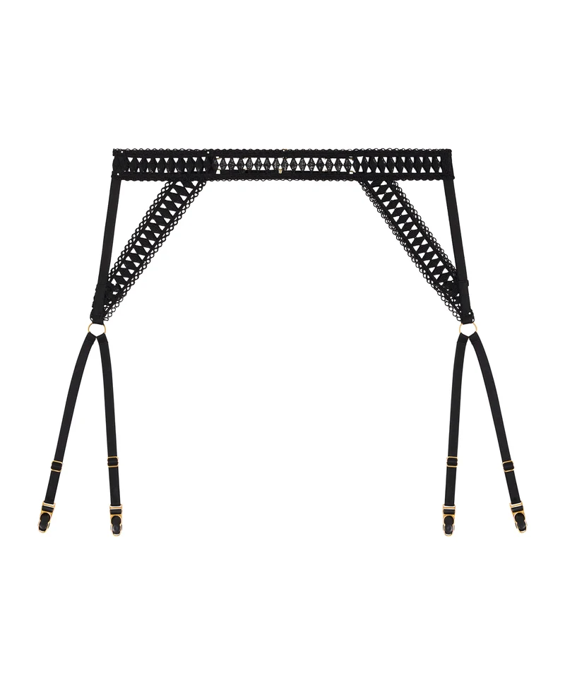 After Hours Porte-jarretelles Black
