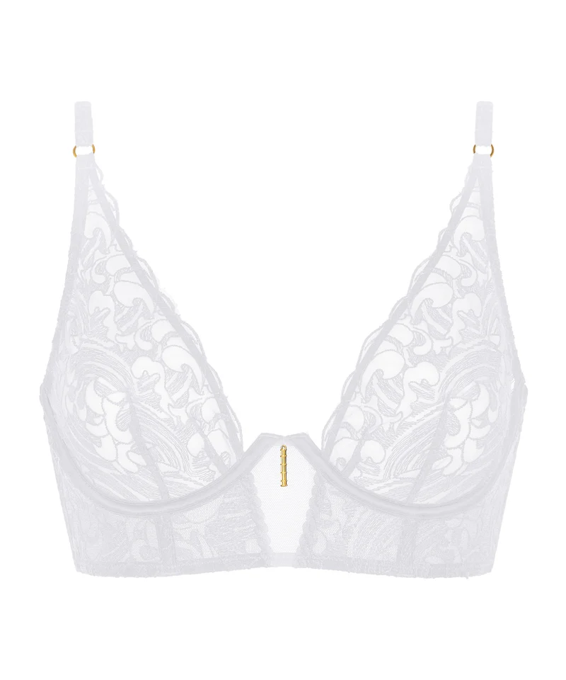 Satin Memories Bustier Artic Blue