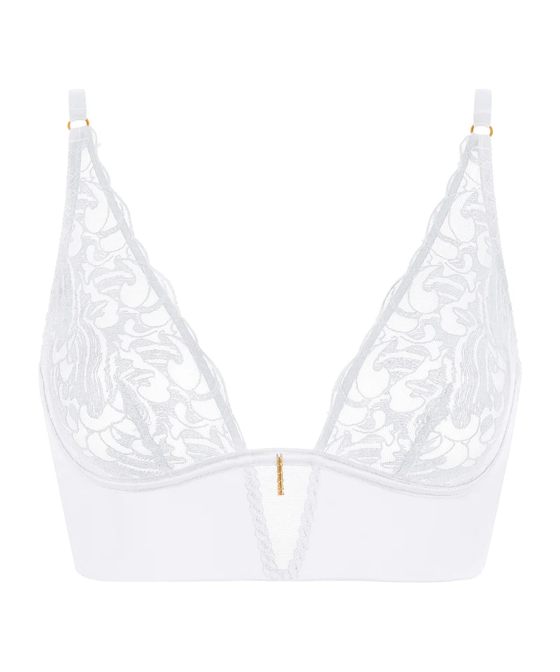 Satin Memories Soutien-gorge Triangle bralette Artic Blue