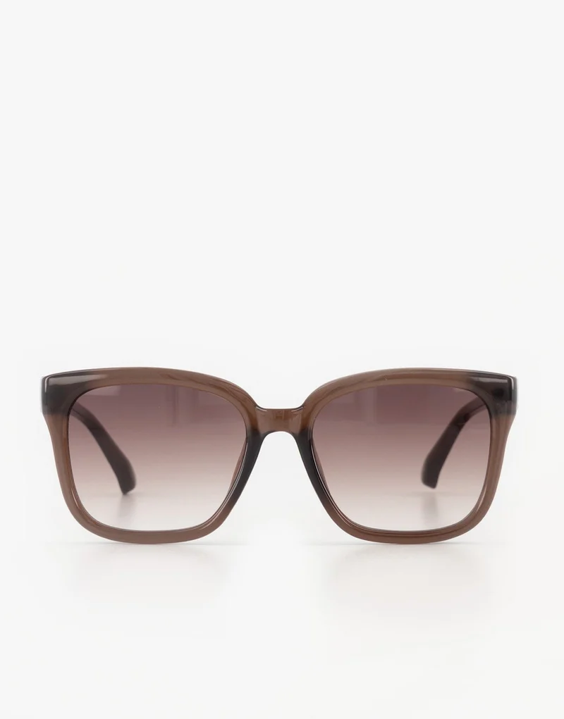 Donkerbruine Classic Statement -Zonnebril