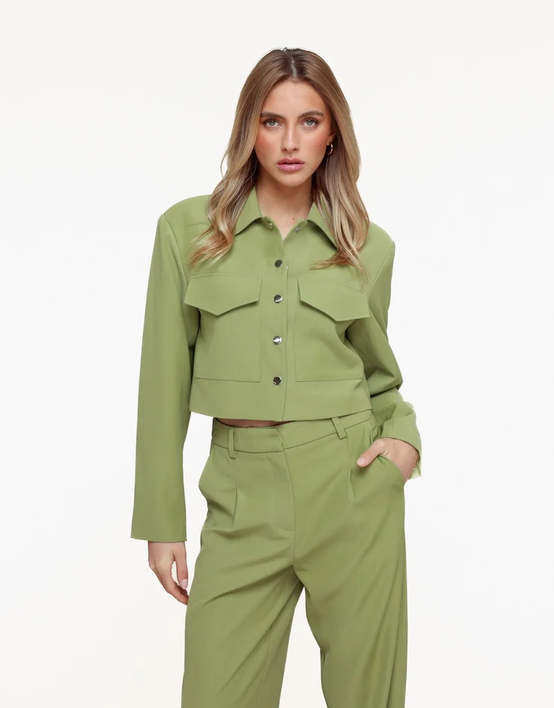 Groene Luxe Studio Cropped - Jasje