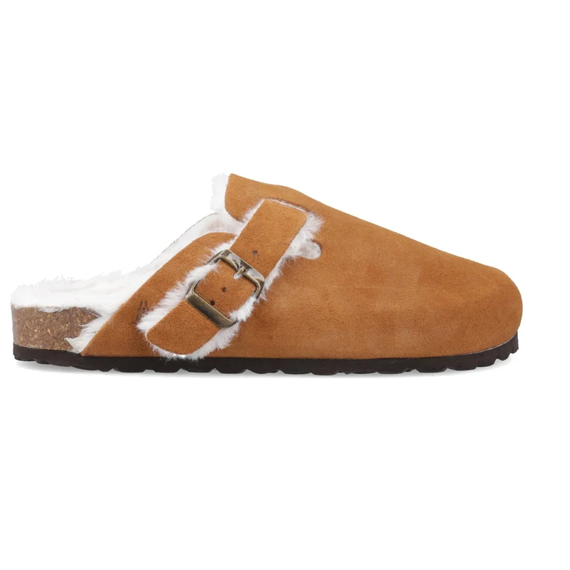Hush Puppies Dames jadekleurige klomp | Bruin