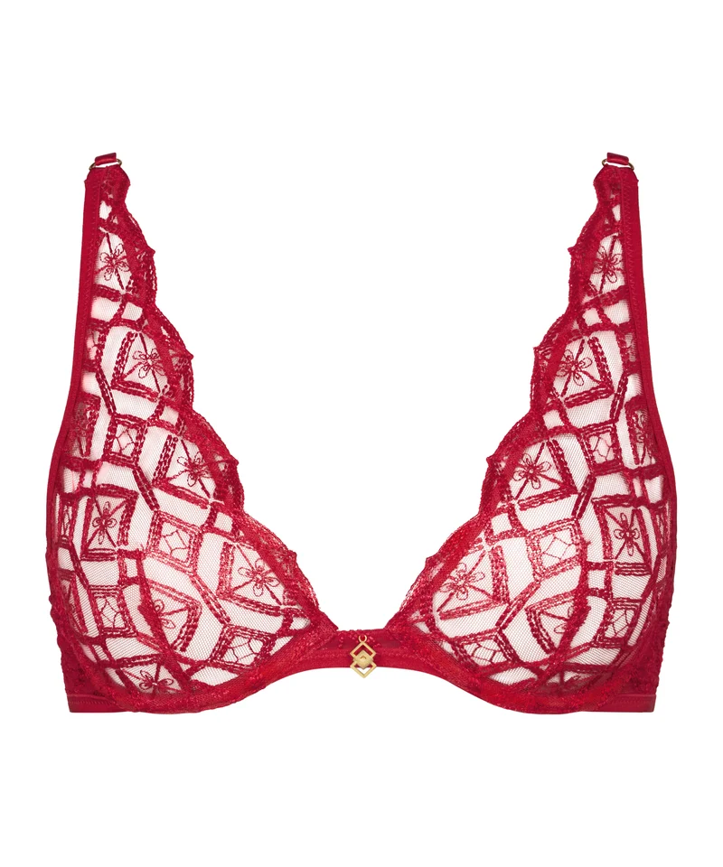 Sense of Illusion Soutien-gorge Triangle avec armatures Red Berry