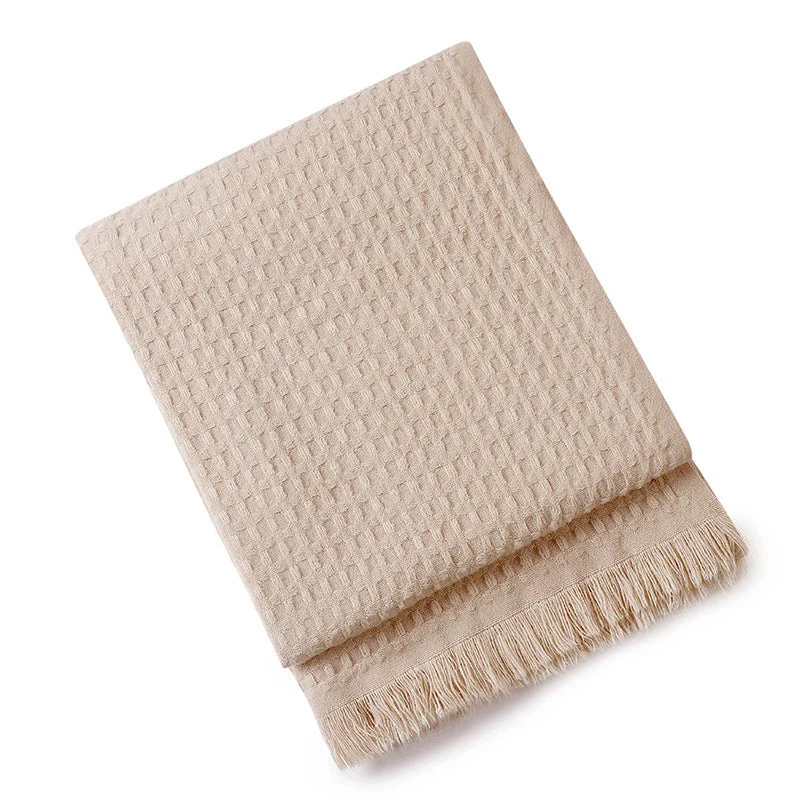Unisex Gebreide Deken Met Textuur