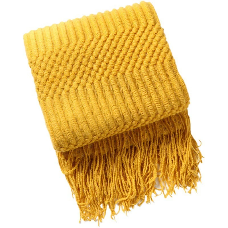 Dames Sjaal Getextureerd Comfortabel Winteraccessoire