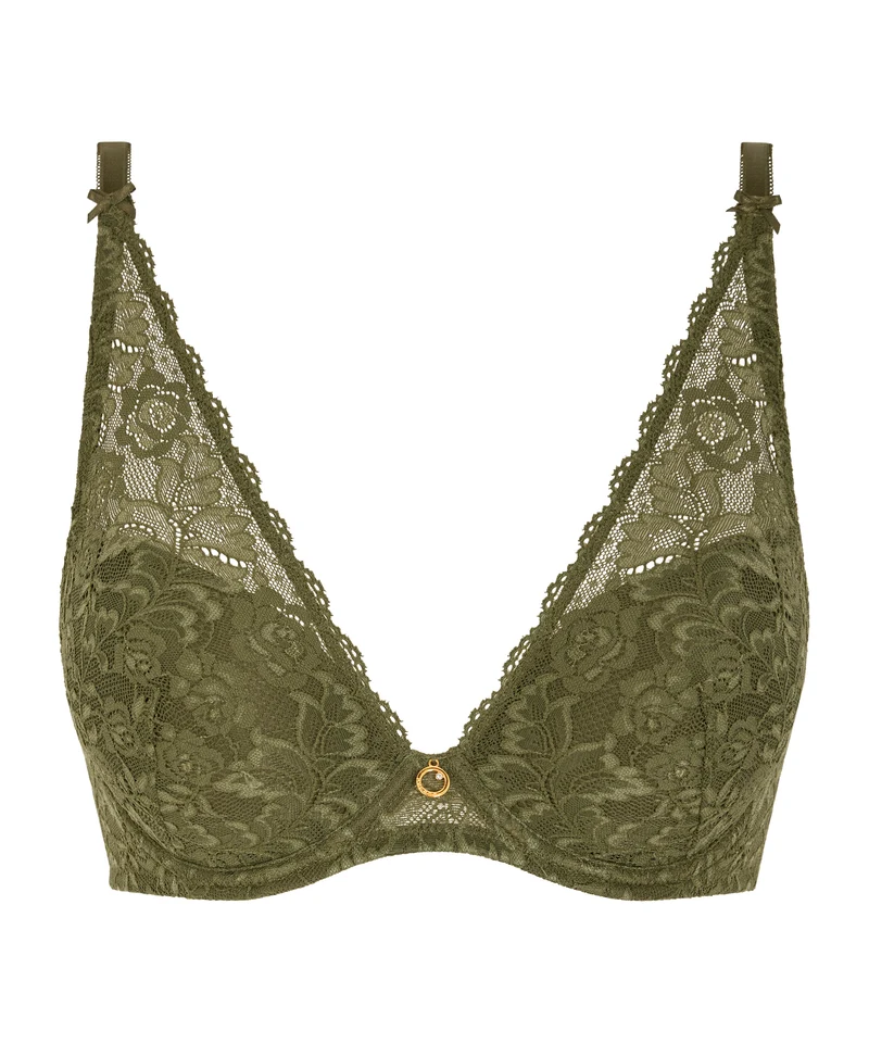 Rosessence Soutien-gorge Plunge foulard Moss