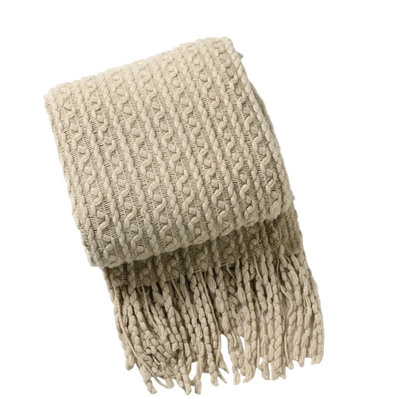 Unisex Gebreide Sjaal Comfortabel en Stijlvol