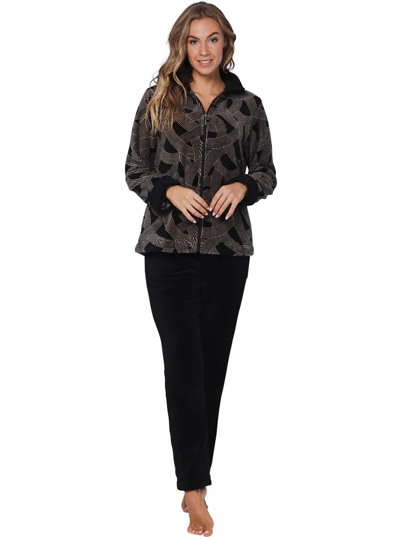 Pastunette Huispak Dames Fleece - zwart