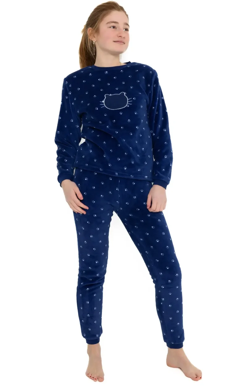 Cocodream fleece pyjama kind meisjes - Cats