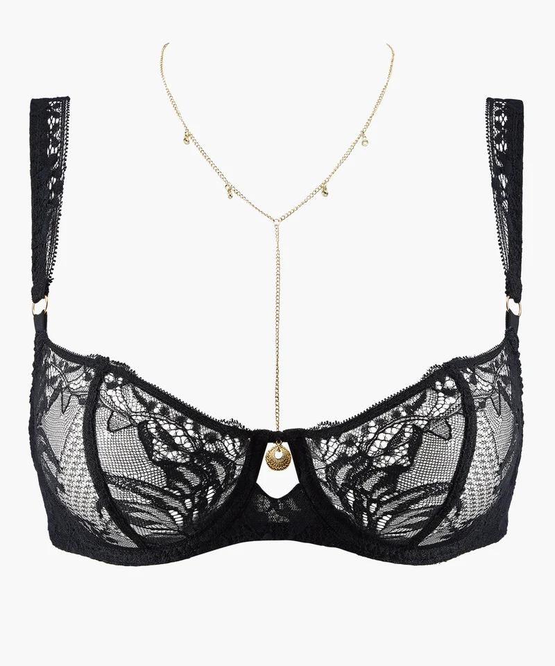 Gold Pleasure Soutien-gorge Corbeille avec armatures Black Light