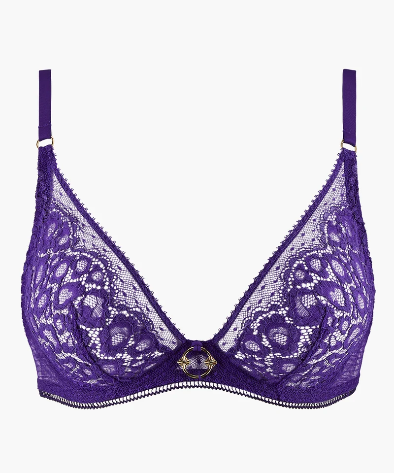 Illusion Fauve Soutien-gorge Triangle avec armatures Ultraviolet