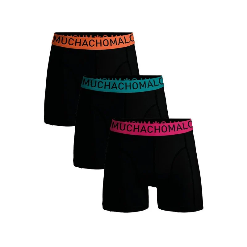 Men 3-pack Boxer Shorts Solid Microfiber 3P U-MICROFIB1010
