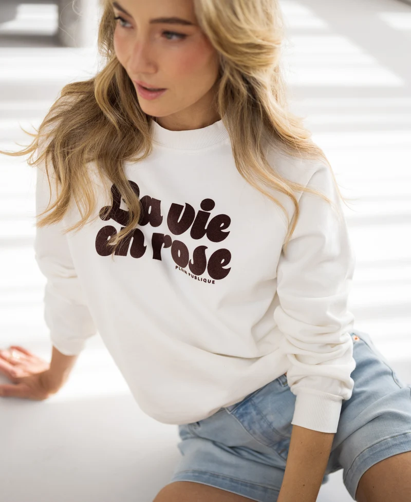 Sweater LA HARPER Ivoor - Cacao