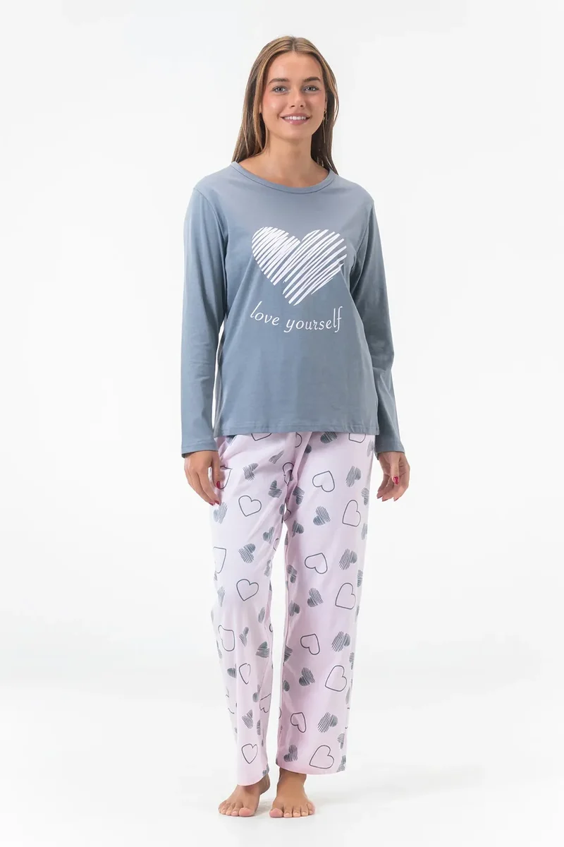 Gaubert dames pyjama - katoen - Love Yourself