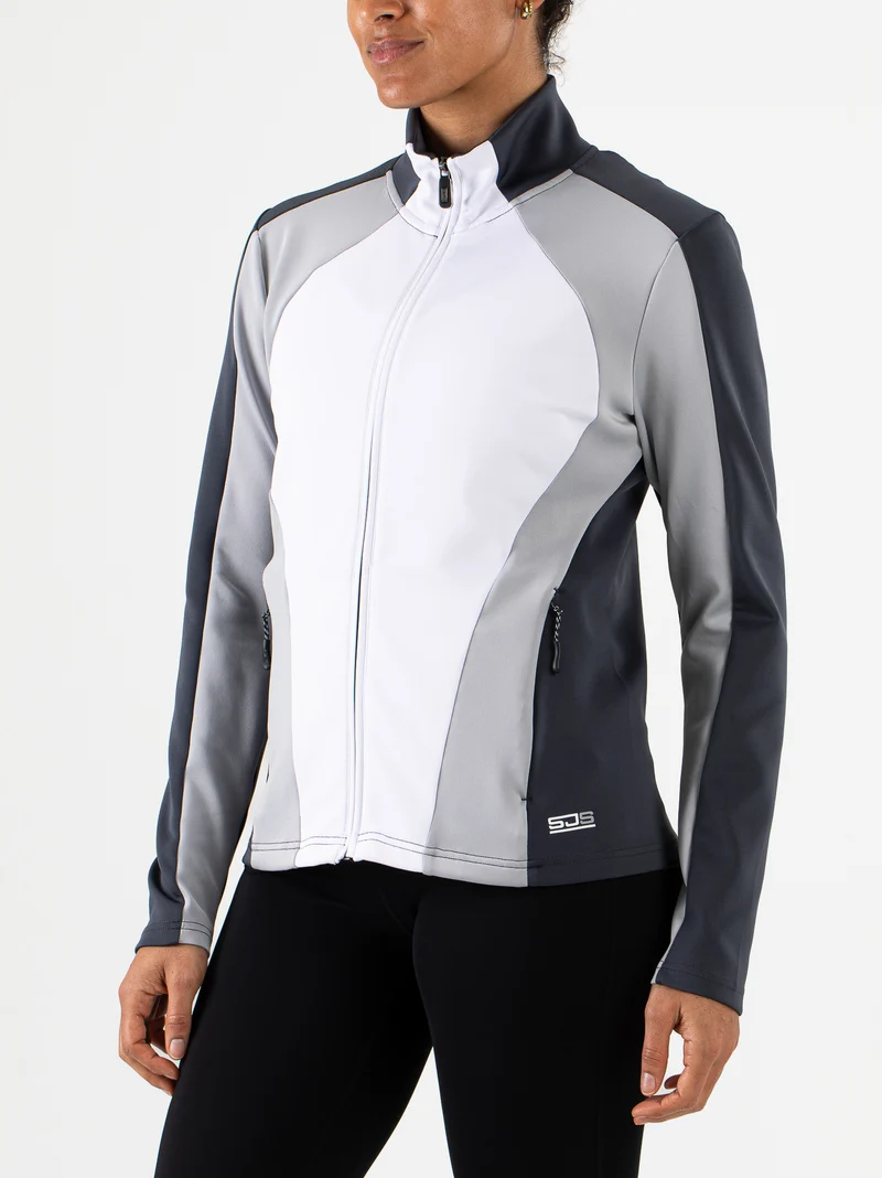 Sjeng Ruberta Lady track jacket - real white