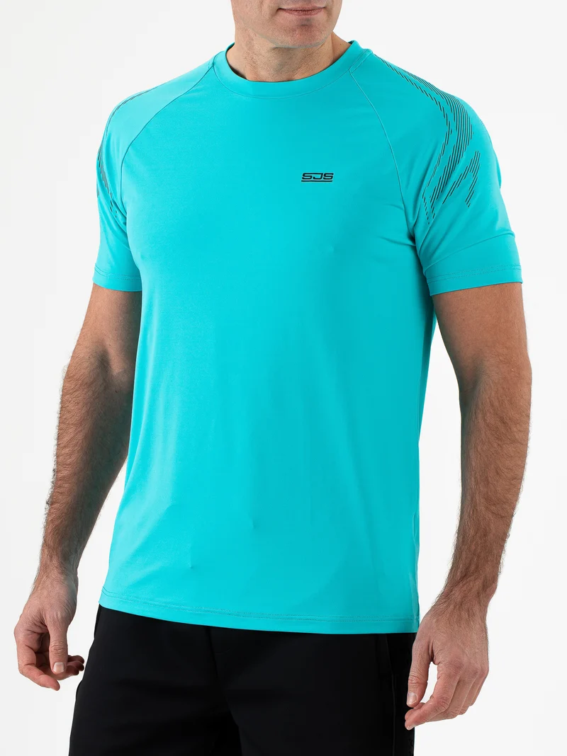 Sjeng Niro Man tee - aquamarine