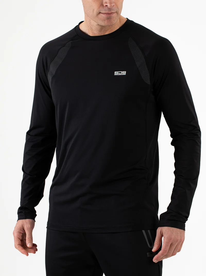 Sjeng Nauder Men longsleeve shirt - black