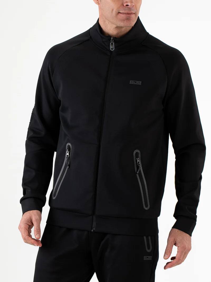 Sjeng Marek Man track jacket - black