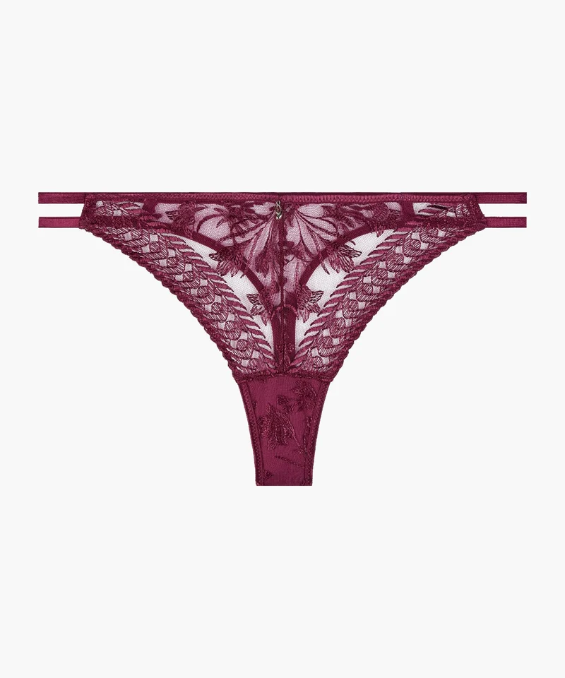 Magnetic Spell Tanga Crimson Red