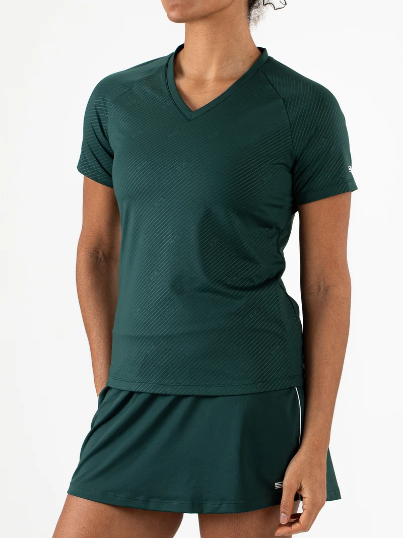 Sjeng Izzie Lady tee - retro green