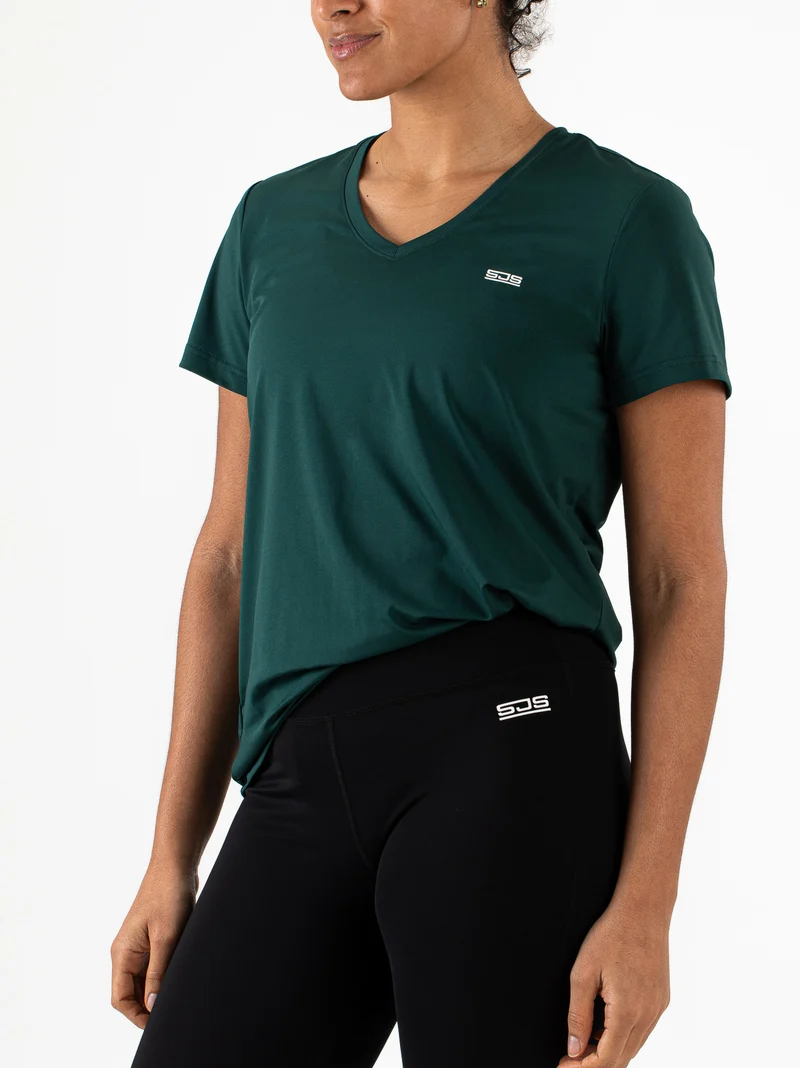 Sjeng Ines Lady tee - retro green