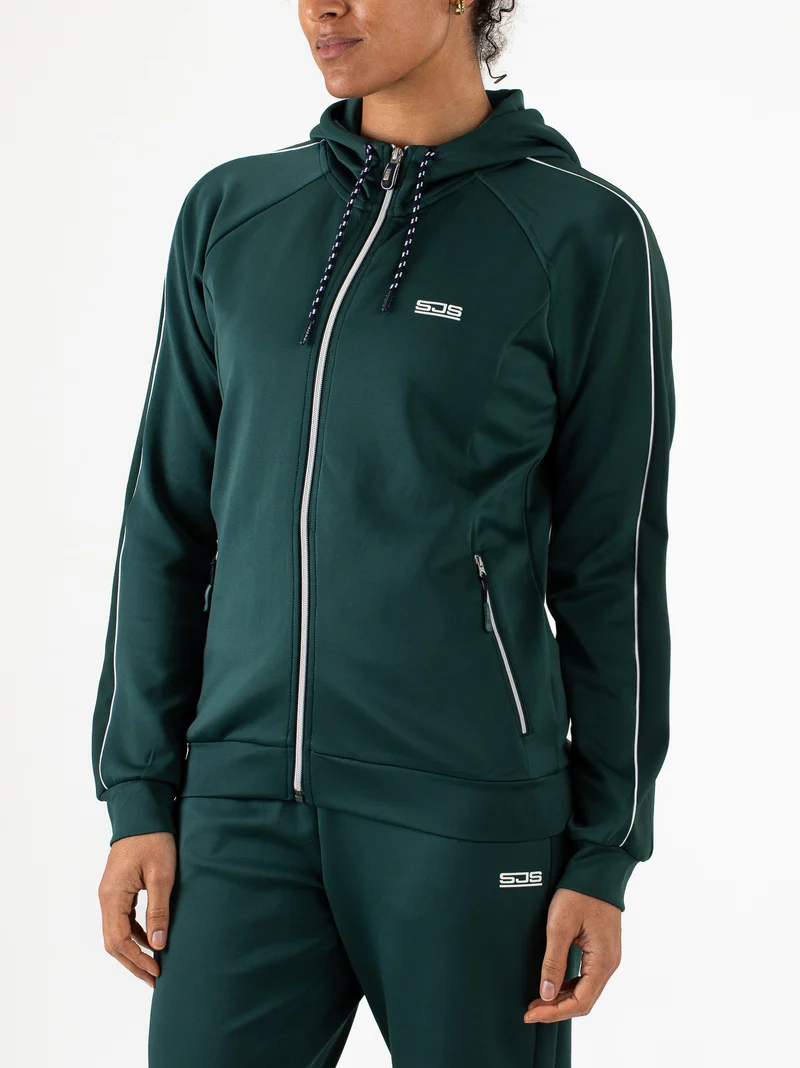 Sjeng Felipa Lady Hooded jacket - retro green