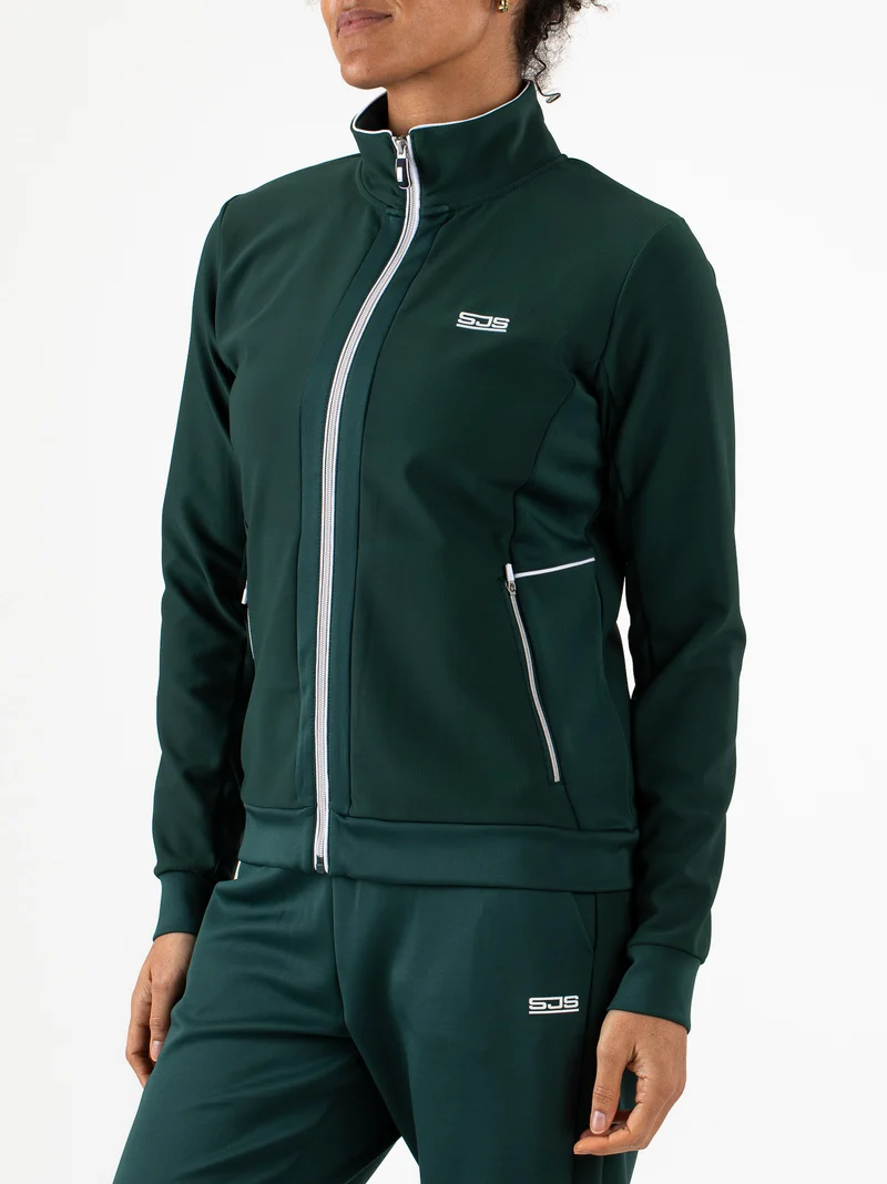 Sjeng Fabiane Lady track jacket - retro green