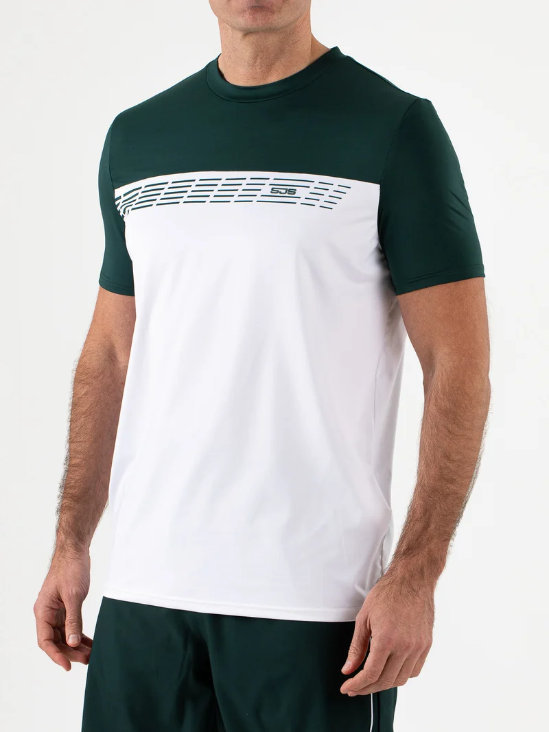 Sjeng Bing Man tee - retro green