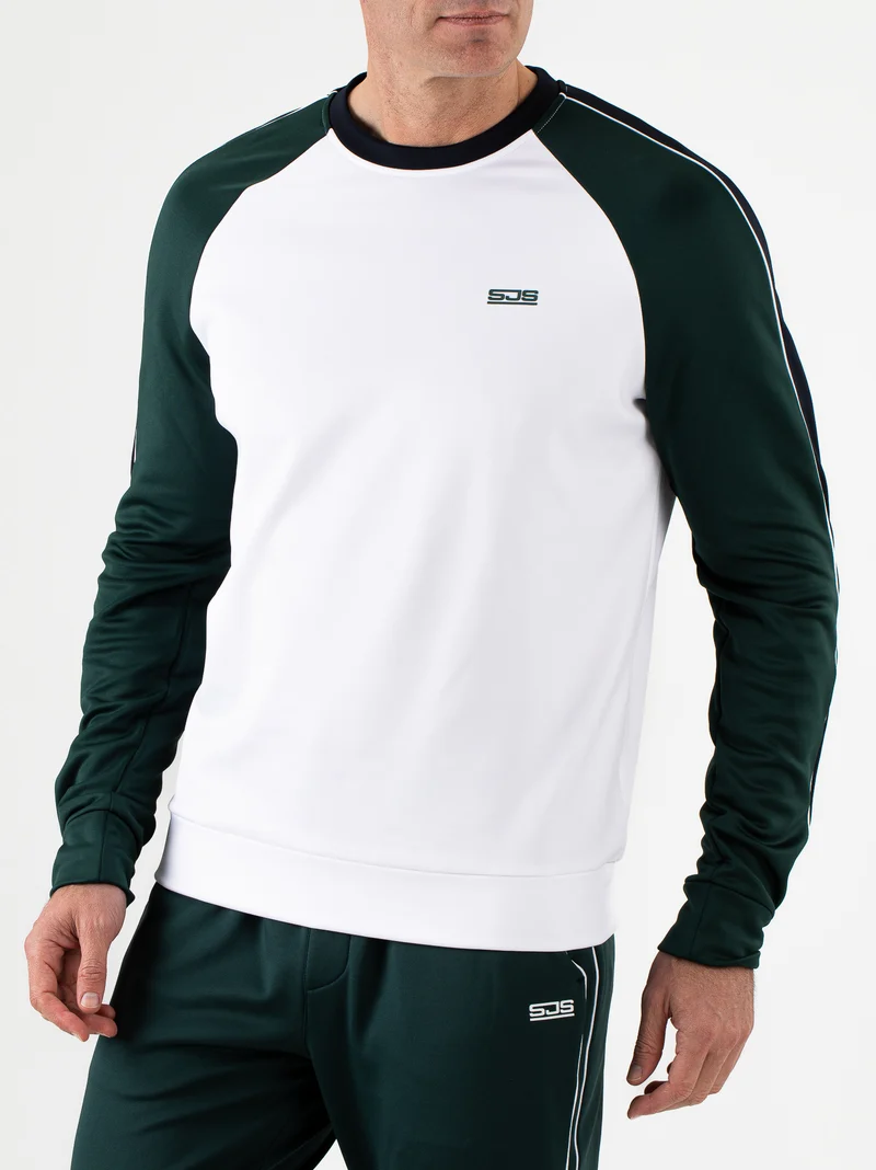 Sjeng Apaka Man crewneck sweater - retro green