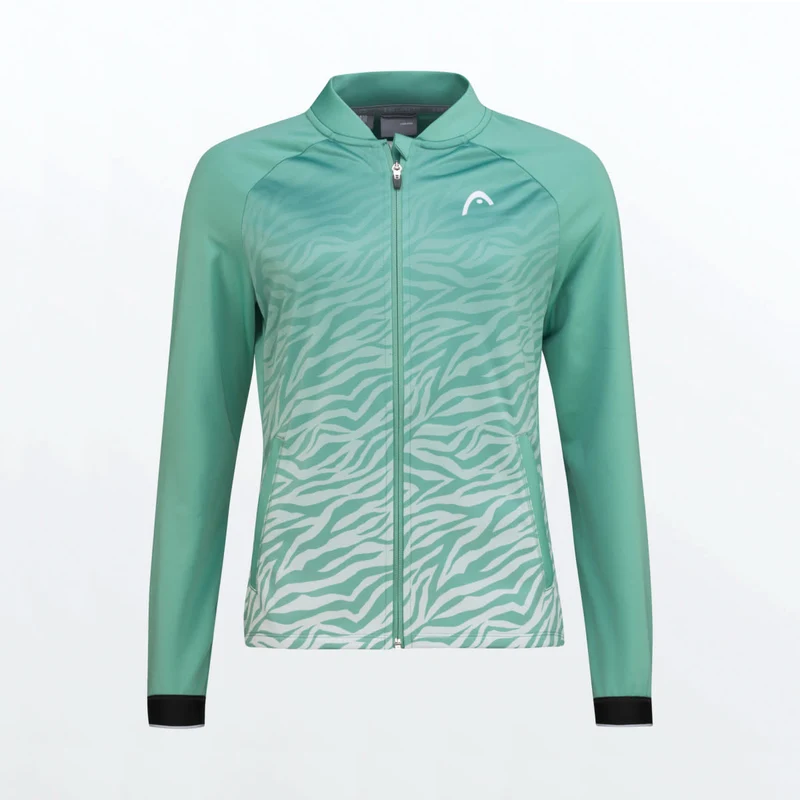 Head Breaker Jacket Dames Green Print