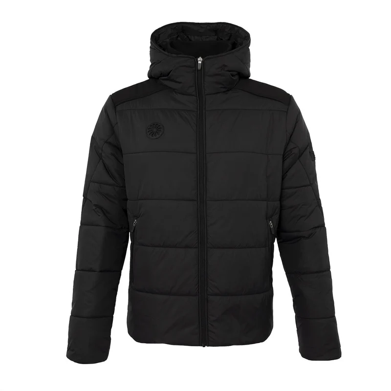 Indian Maharadja Jaipur Men Padded Jacket Black
