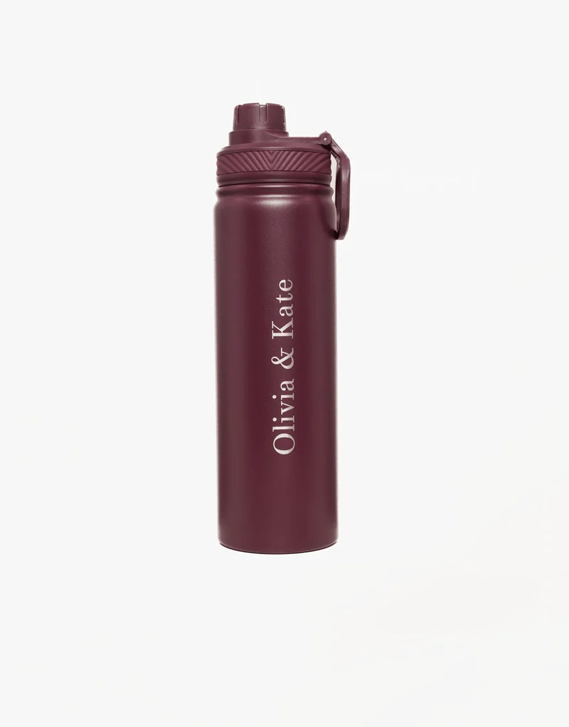 Aubergine Olivia & Kate Stainless Steel - Waterfles