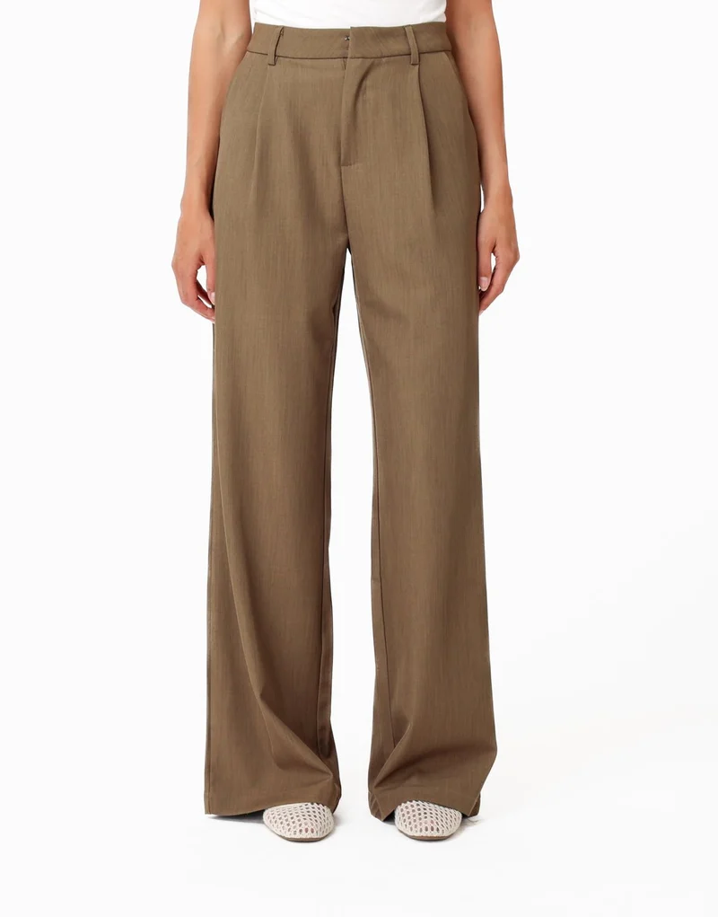 Khaki Wijde Classic - Pantalon