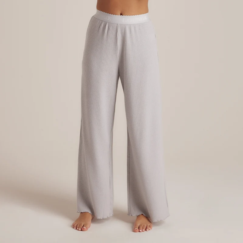 Soft Waffle Pyjama Broek - Frost