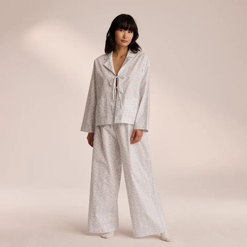 Katoenen Pyjamabroek - Blauw