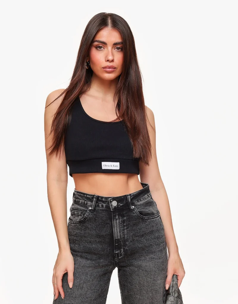 Zwarte Cropped - Top