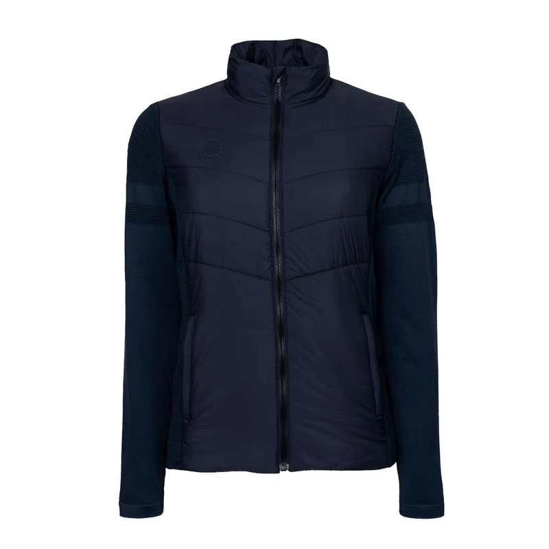 Indian Maharadja Women Padded Jacket Night Blue